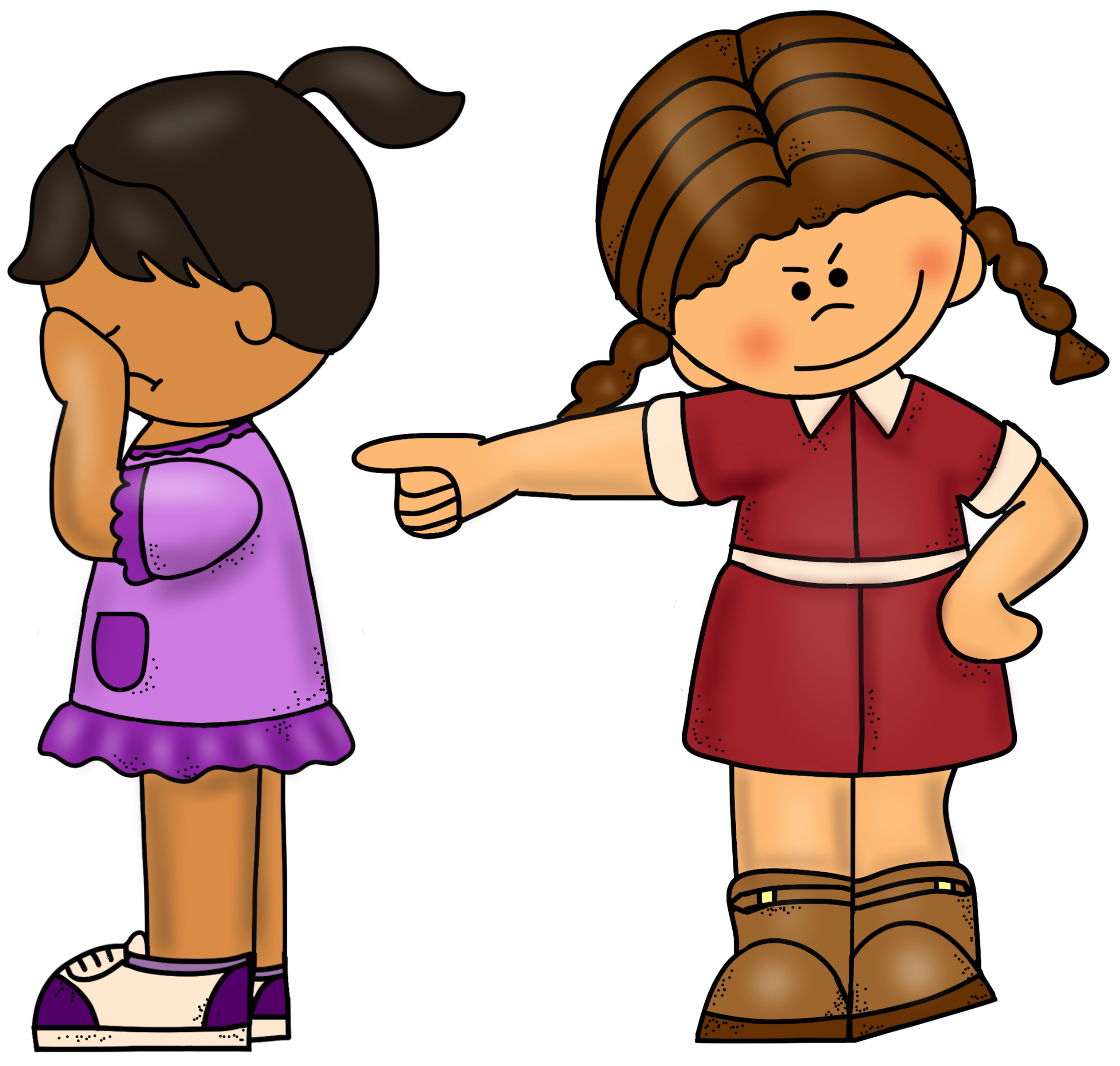 Bullying clipart scene. Is an issue professor