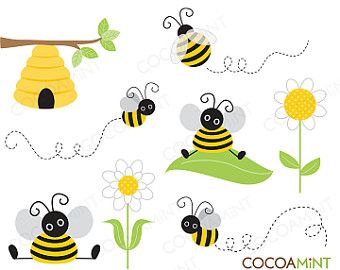 Items similar to bumble. Bumblebee clipart banner