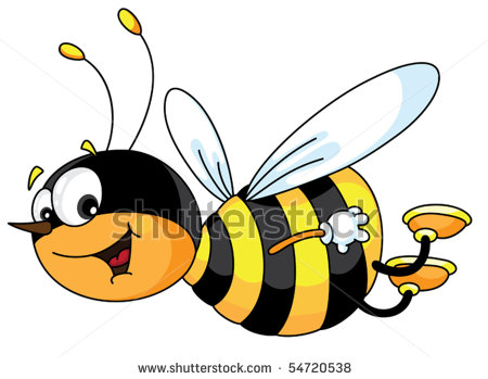 bumblebee clipart happy bee