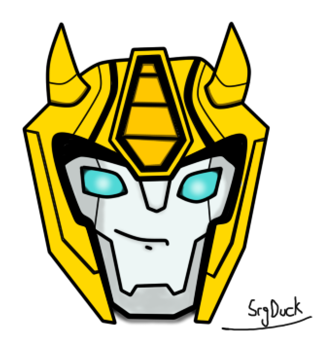 Transformers cyberverse by srgduck. Bumblebee clipart head