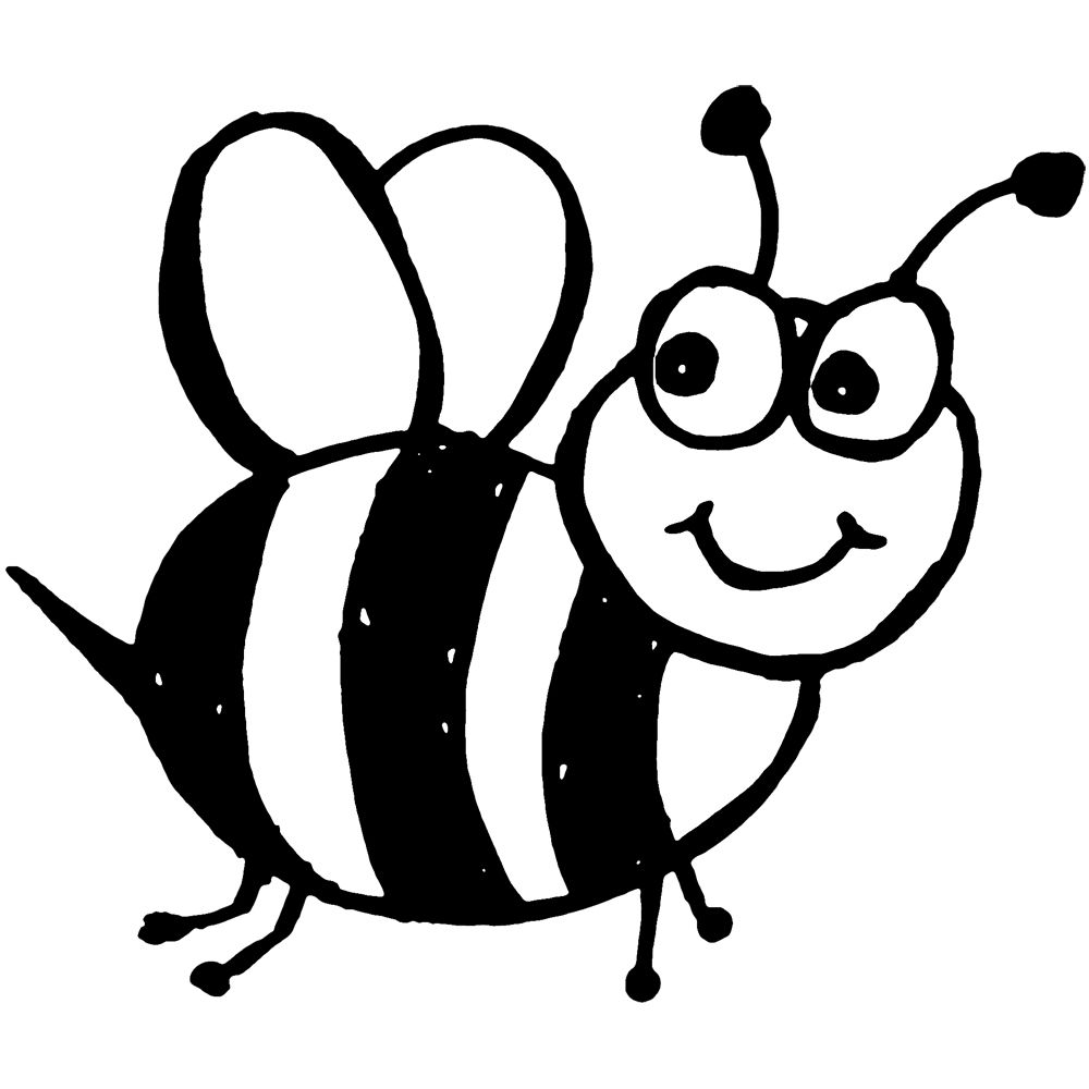 Bumblebee clipart outline. Free printable bumble bee