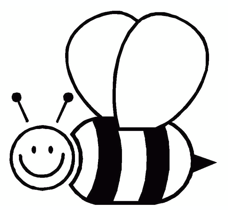 bumblebee clipart outline
