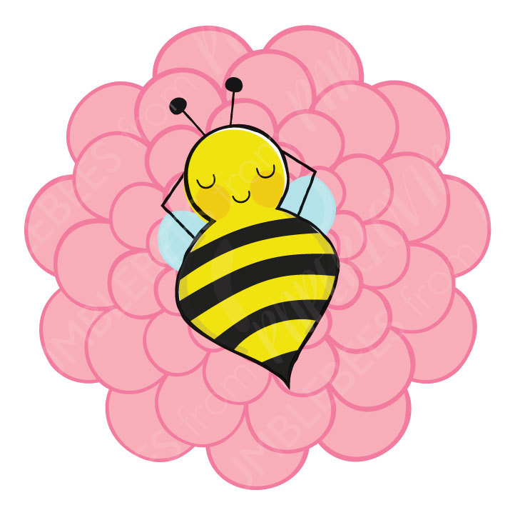 bumblebee clipart pink