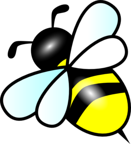 bee clipart clear background