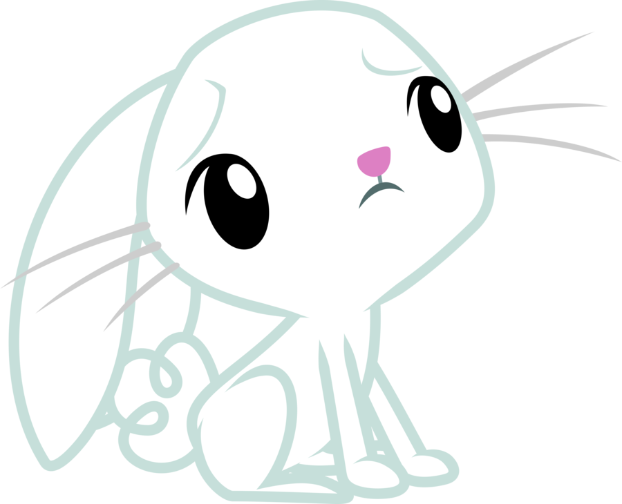 clipart angel bunny