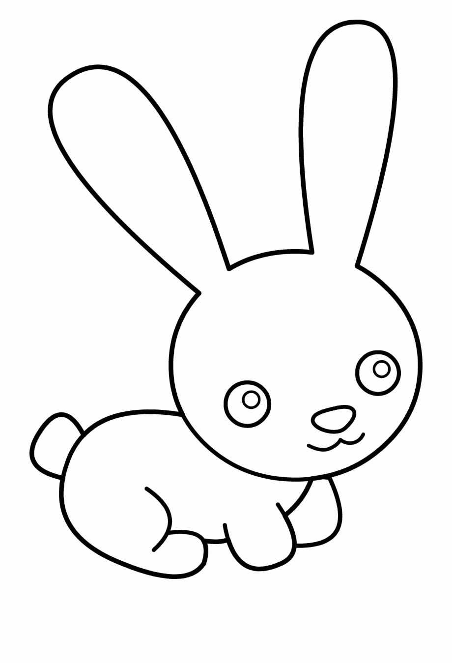 Bunnies clipart black and white, Bunnies black and white Transparent ...