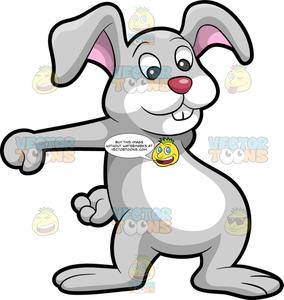 The easter floss . Clipart bunny dancing