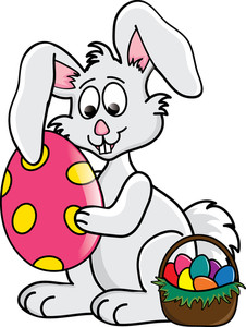 bunnies clipart easter egg