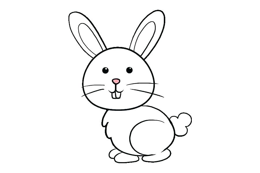 bunnies clipart easy