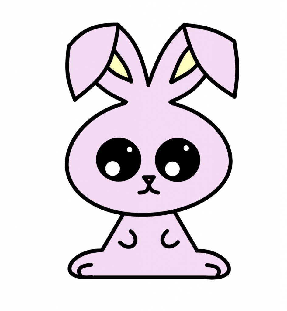 bunnies clipart easy