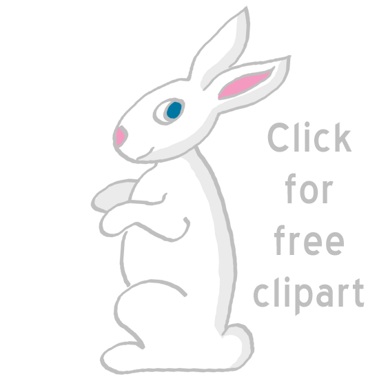 bunnies clipart easy