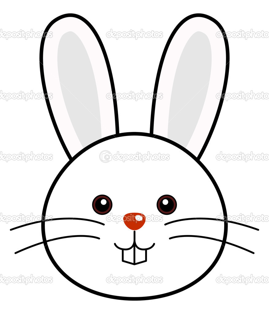 bunny clipart modern