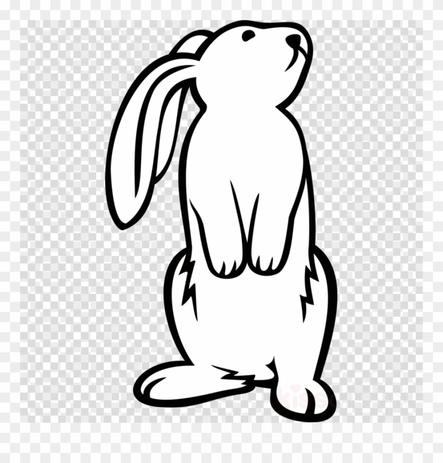 bunny clipart modern