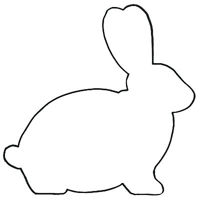 bunny clipart template