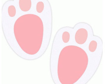bunny clipart paw