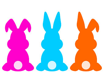 bunnies clipart printable