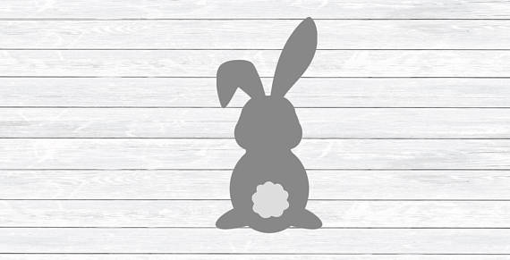 Easter bunny svg cut. Bunnies clipart silhouette