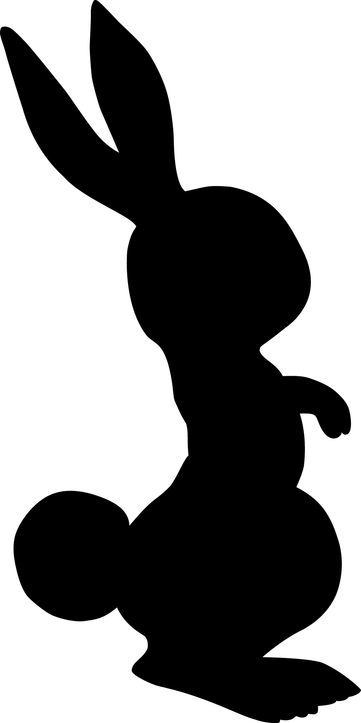  bunny rabbit silhouettes. Bunnies clipart silhouette