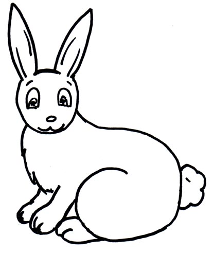 bunnies clipart template