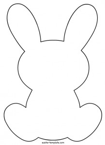 bunnies clipart template