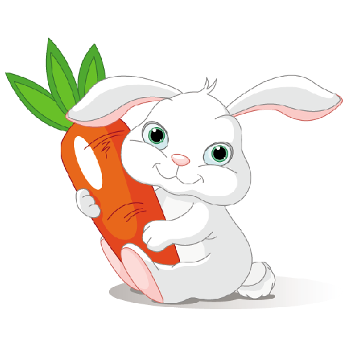 Bunnies clipart transparent background. Cute white baby rabbit