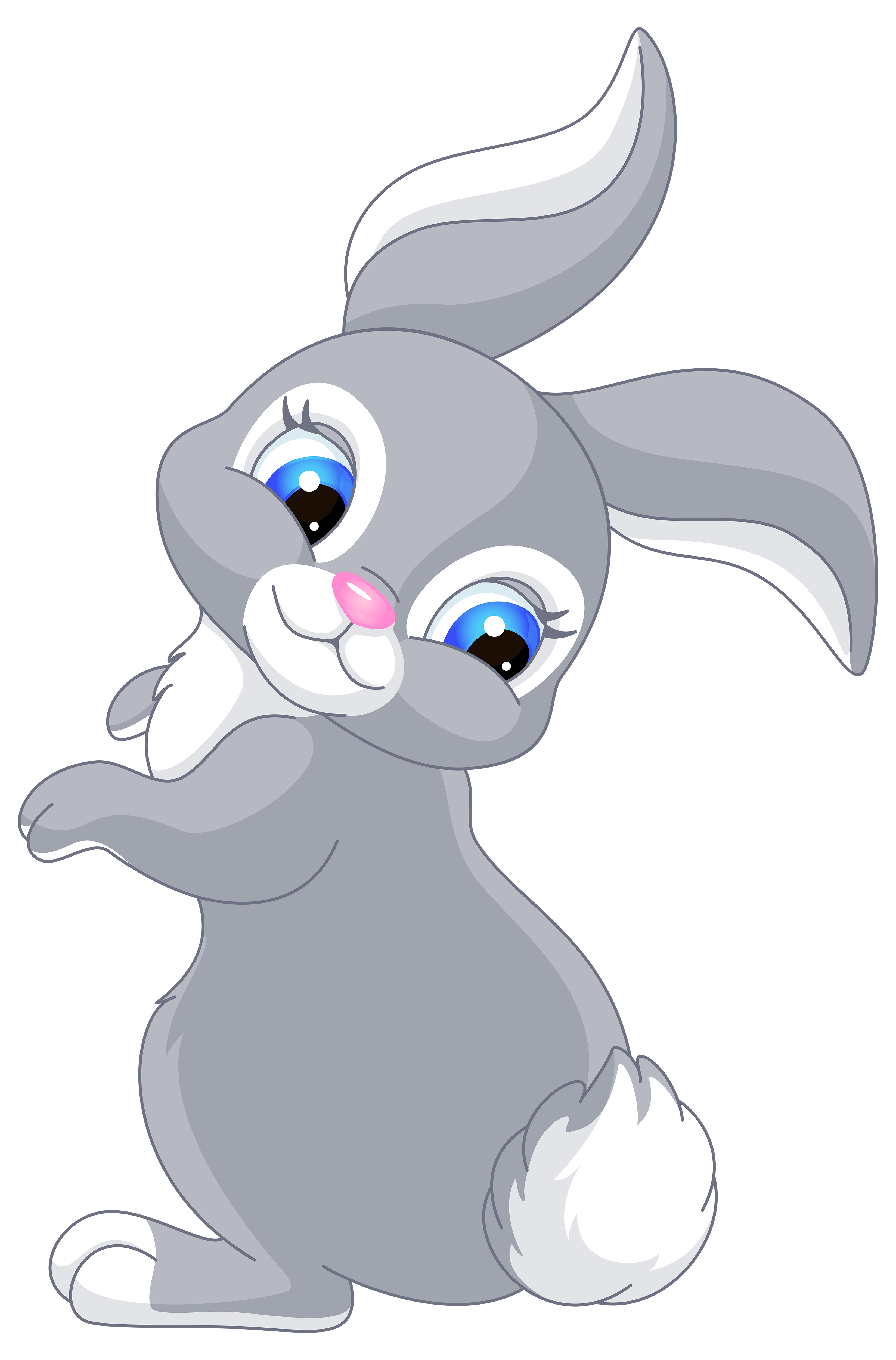 Bunnies clipart animated. Cute bunny cartoon png
