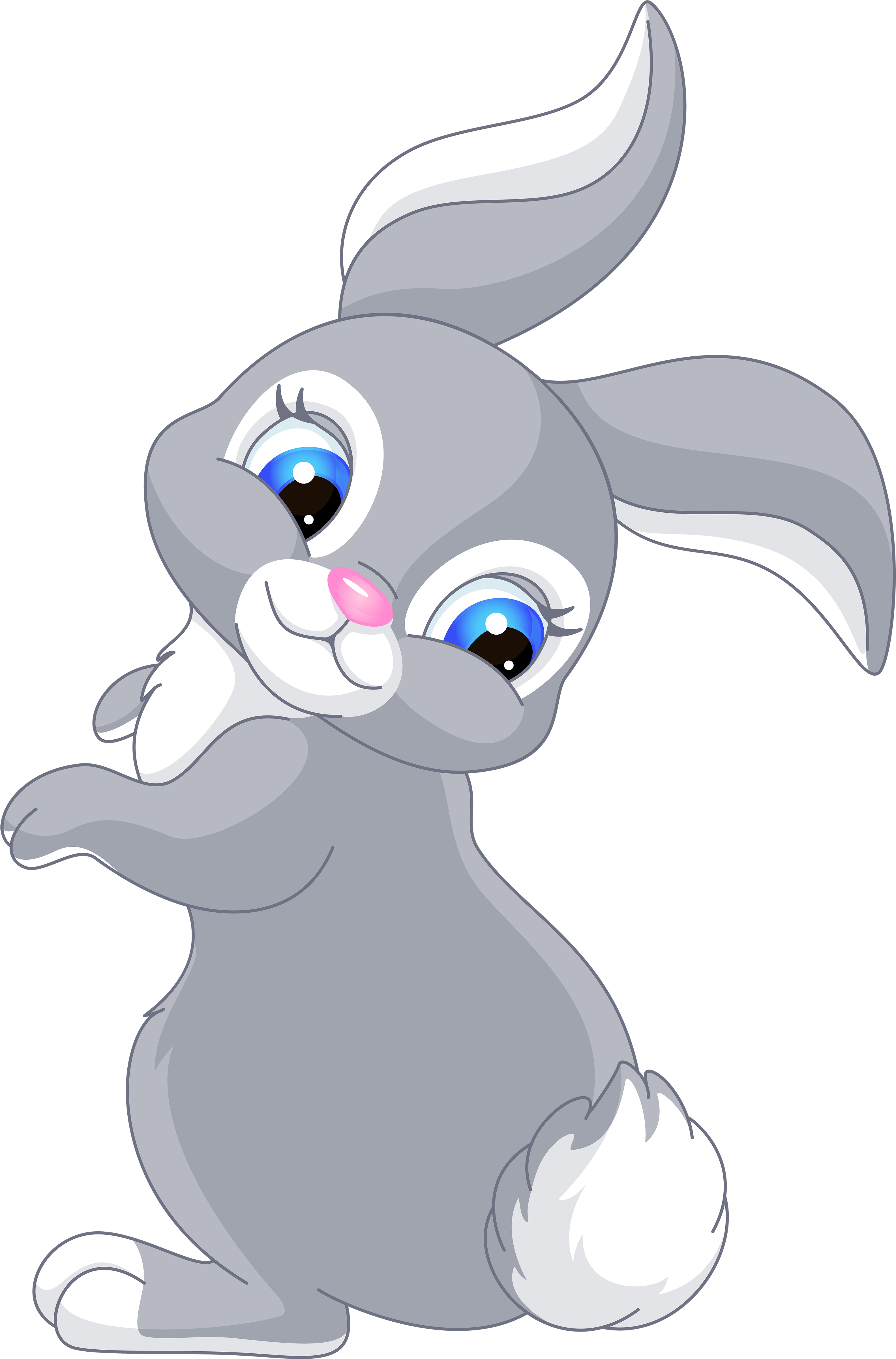 Download Clipart rabbit gray rabbit, Clipart rabbit gray rabbit Transparent FREE for download on ...