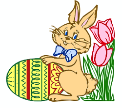 Bunny clipart colored. Free easter eggs public