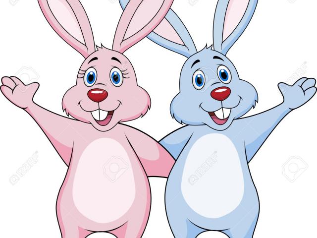 clipart bunny couple