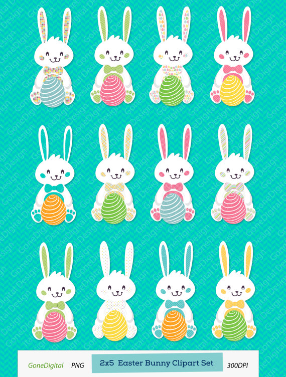 Bunny clipart garden. Easter clip art egg
