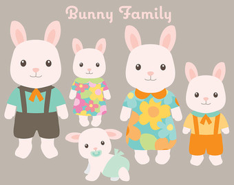 Bunny clipart hipster. Cute hand drawn rabbit