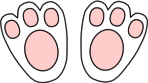 Bunny clipart paw, Bunny paw Transparent FREE for download ...