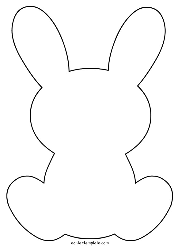 Clipart bunny shape, Clipart bunny shape Transparent FREE for download