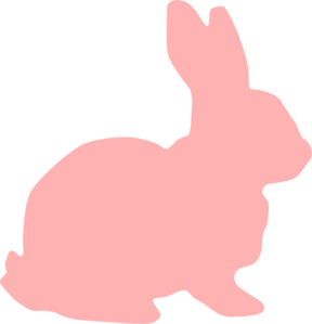 bunny clipart silhouette