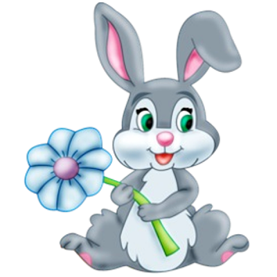 bunny clipart transparent background