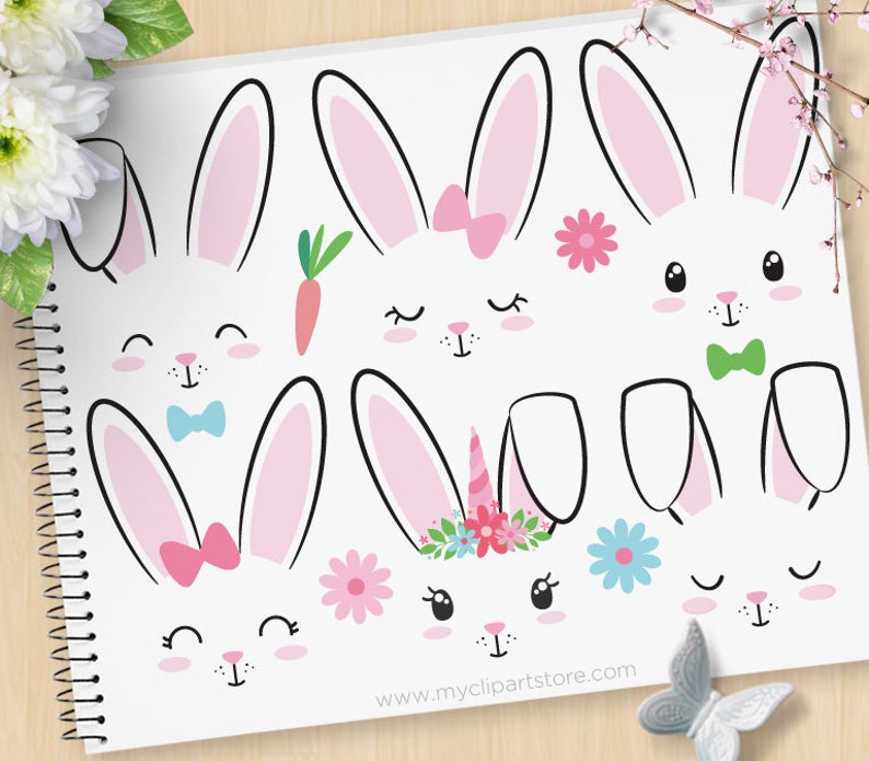 bunny clipart unicorn