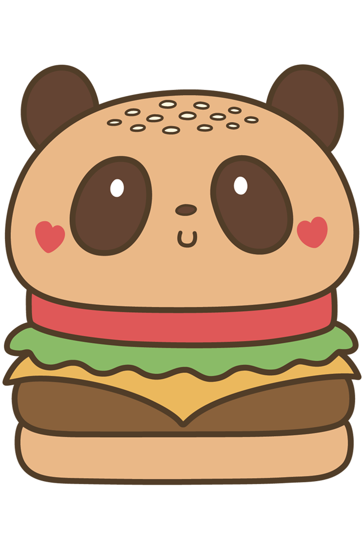 Burger clipart cute, Burger cute Transparent FREE for download on