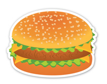 burger clipart logo