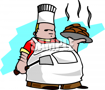 chef clipart plate clipart