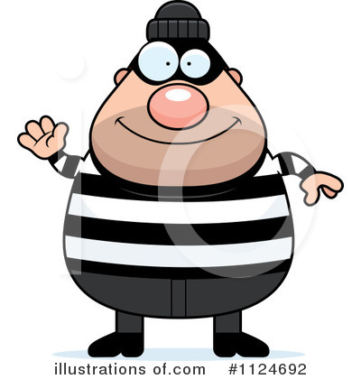 Burglar illustration by cory. Criminal clipart burgler