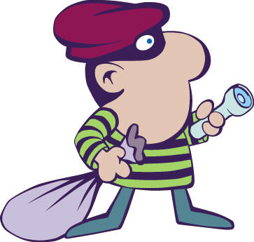 burglar clipart offender
