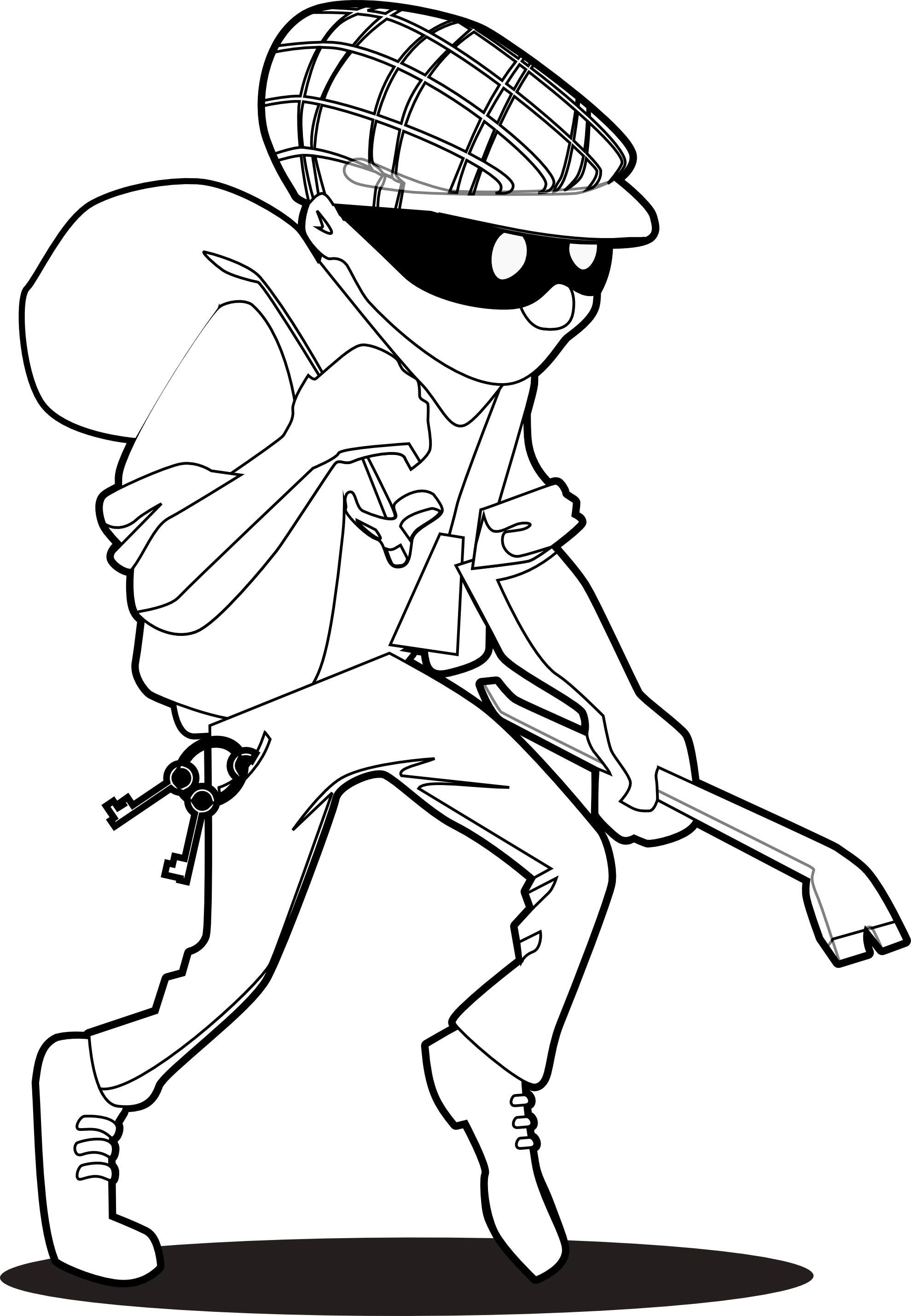 group clipart robber