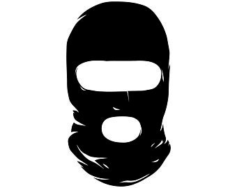 Masked robber circle png. Burglar clipart theif