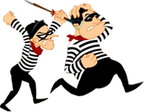 burglar clipart two