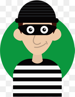 burglar clipart vector
