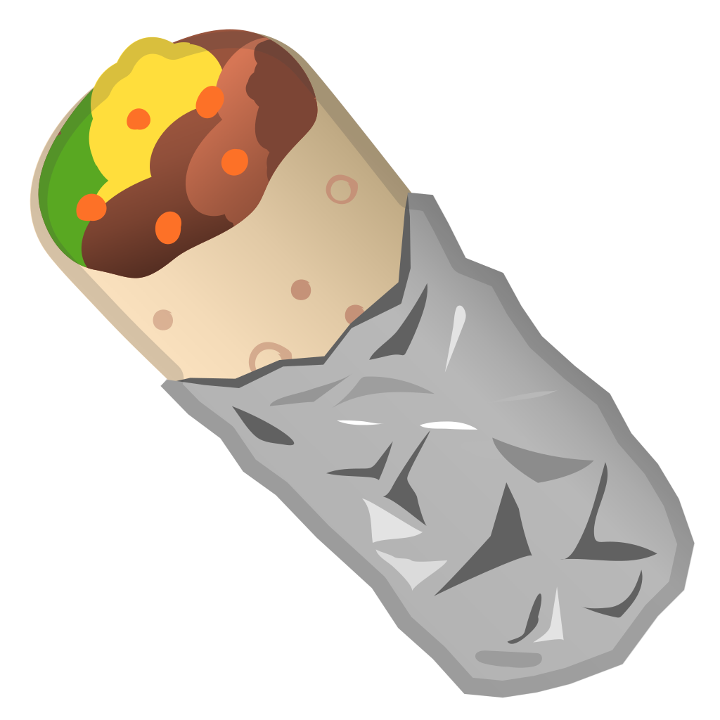 Burrito clipart fast food. 