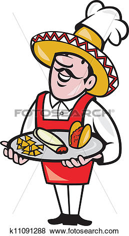 burrito clipart hispanic woman