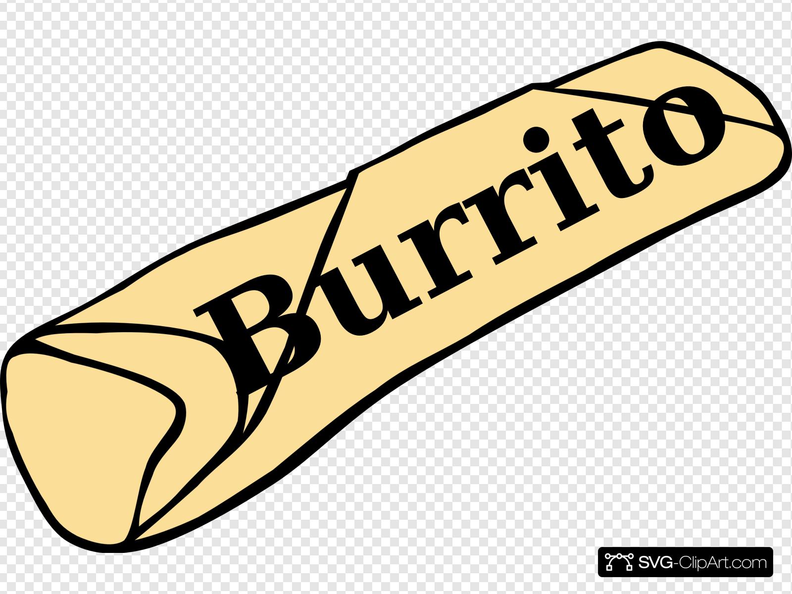 burrito clipart svg