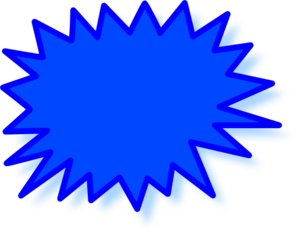 burst clipart blue starburst