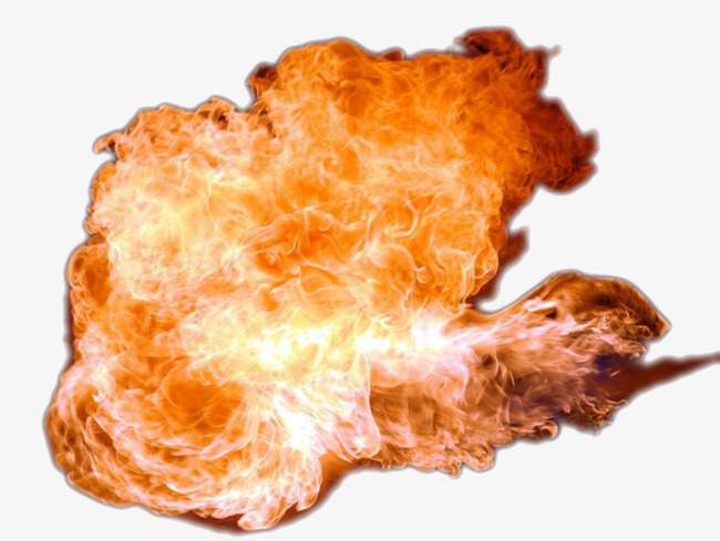 Flame power png image. Burst clipart fire
